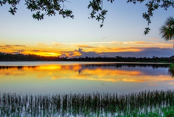 Lake Zobel in Fort Pierce, Florida