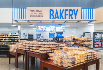 Walmart's bakery section