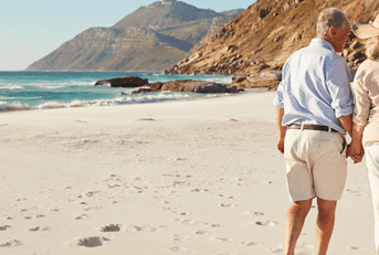 Older couple enjoying retirement
