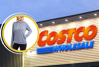 Costco collage with hoodie