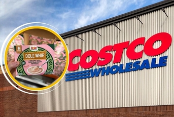 Costco storefront and Dole Whip