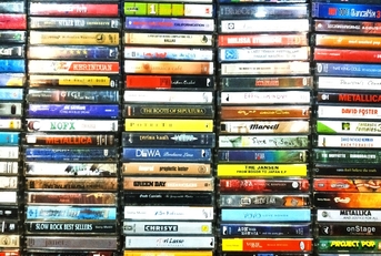 Vintage cassette tapes