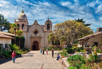 View of Carmel by the Sea in California