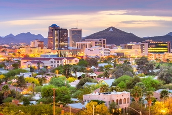 tucson arizona usa skyline