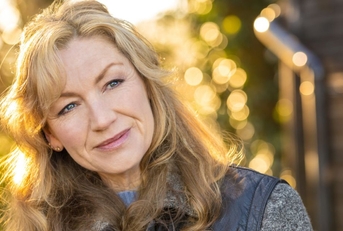 Portrait of a middle aged woman outdoors