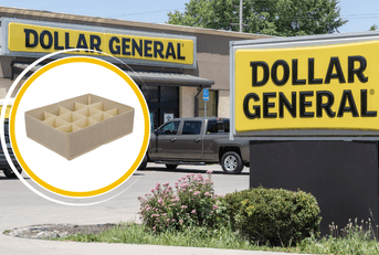 Dollar General storefront and drawer organizer product