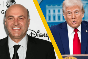 Kevin O'Leary and President Donald Trump