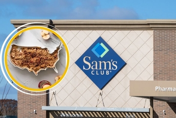 Sam's Club storefront and America baking dish