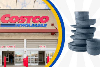 Costco storefront and kitchen plate and bowl set product