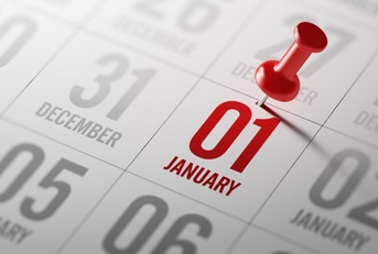 A January calendar