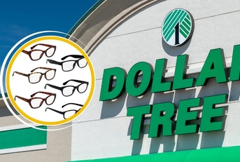 Dollar Tree Template with Assorted +1.50 Wide Frame Reading Glasses
