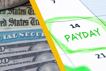 Social Security cards with calendar