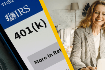 401(k) plan and 57 year old woman