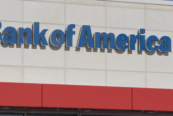 Bank of America bank branch exterior