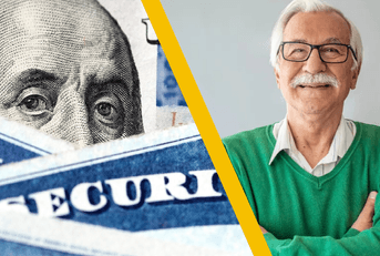 social security and elderly man