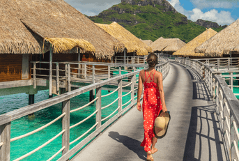 Beautiful all-inclusive resort in Tahiti