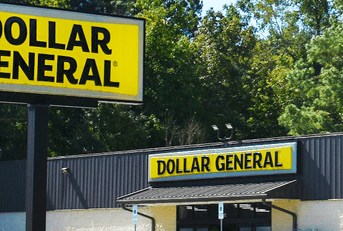 Dollar General exterior storefront