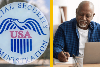 social security administration and man in his 60s