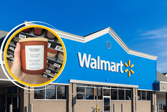 Better Homes and Gardens fall candle at Walmart