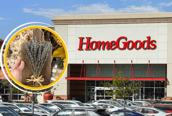Home Goods storefront next to cutting board 