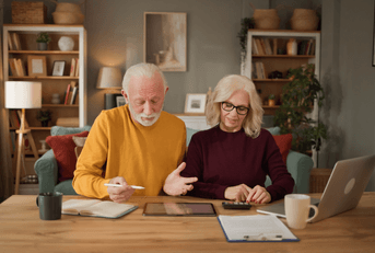 Older couple going over budget and retirement plan