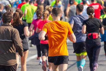 Runners in a race