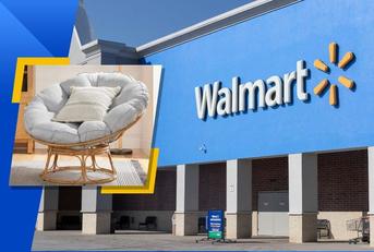 walmart store exterior and featured item
