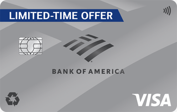 Bank of America® Unlimited Cash Rewards credit card for Students