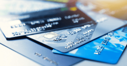 Stack of credit cards