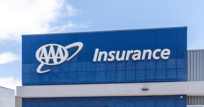 CSAA/AAA car insurance sign