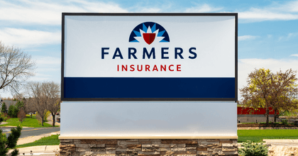 Farmers Insurance Group Trademark Logo on Sign