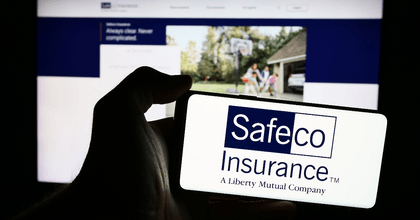 Safeco insurance logo on phone