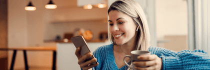 person on smartphone