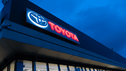 toyota dealership sign