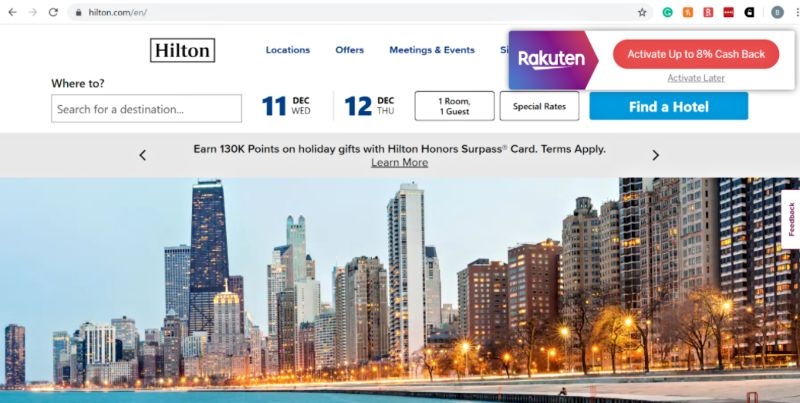 Rakuten browser plugin