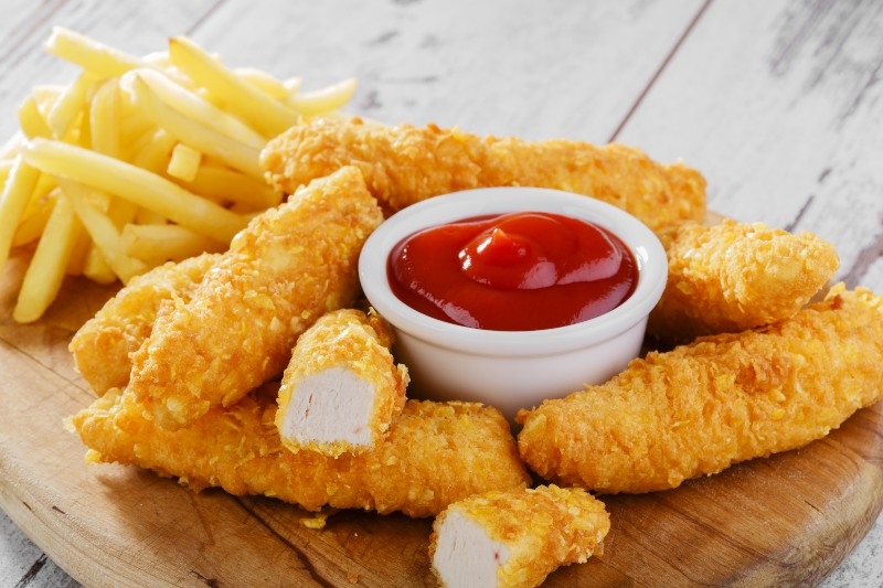 Chicken fingers and fries