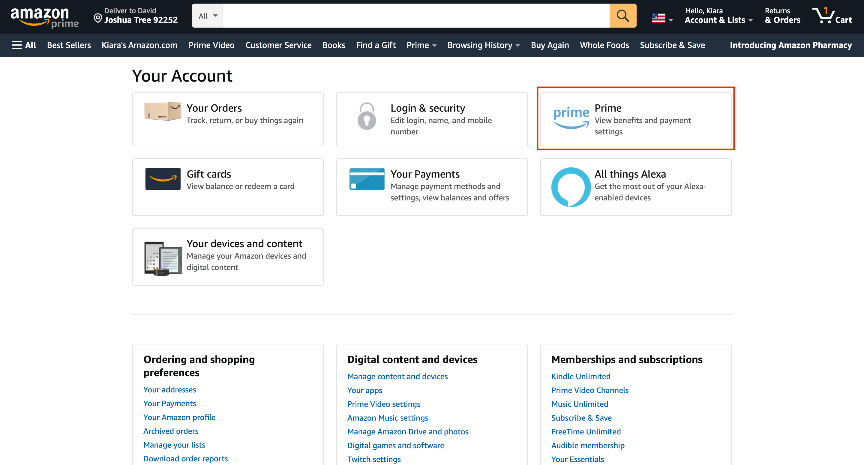 cancel amazon