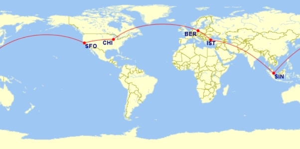 ANA (Star Alliance) RTW Flight