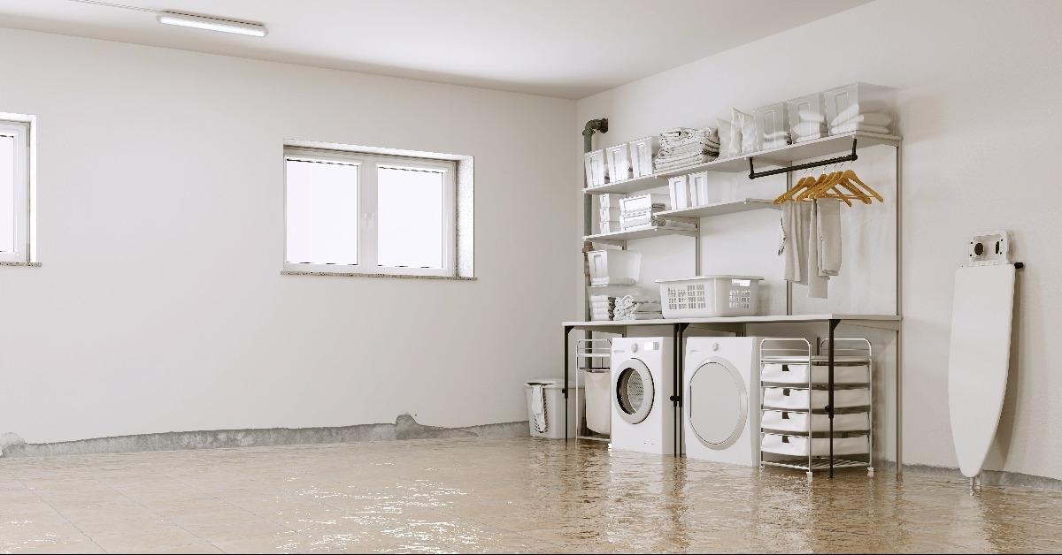 Flooded basement