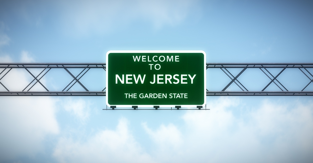 Welcome to New Jersey sign