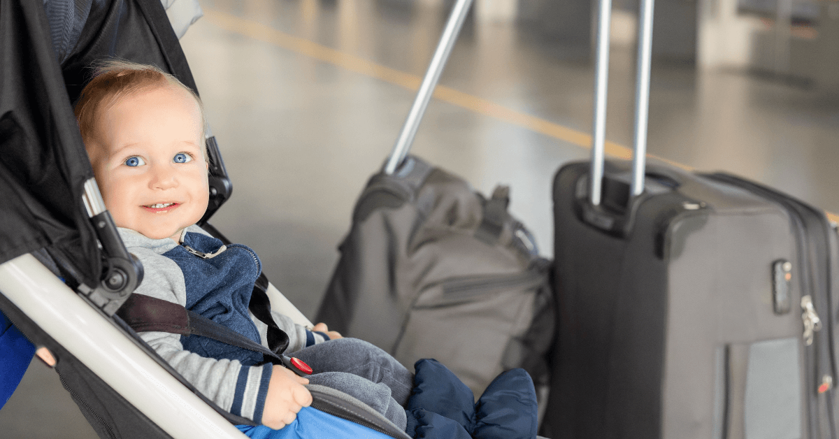 Baby in stroller