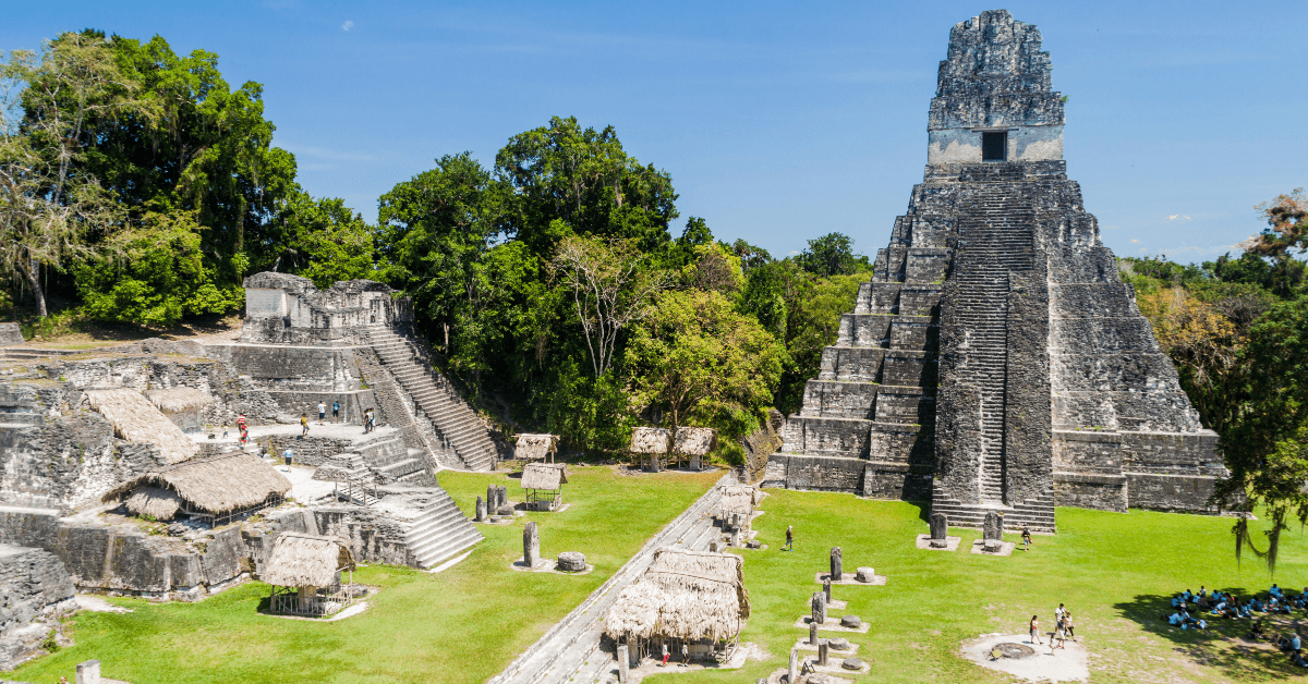 Tikal Mayan temple