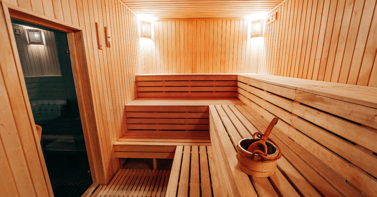 sauna interior
