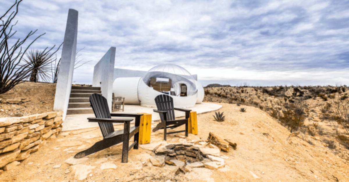 Bubble shaped hotel