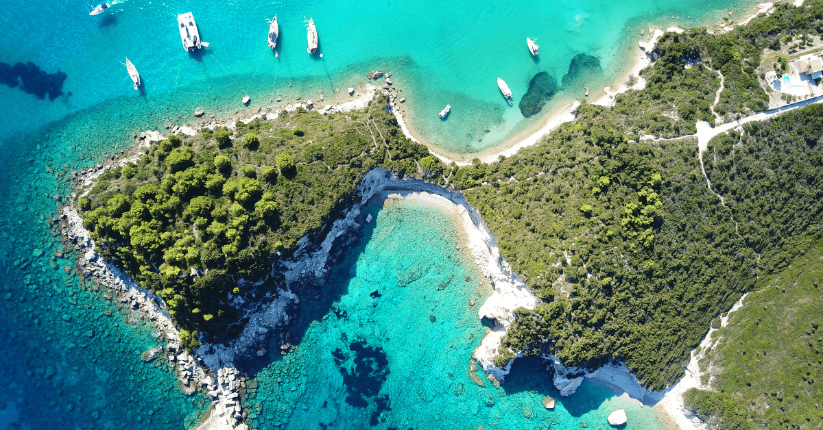 Cayman Islands aerial view