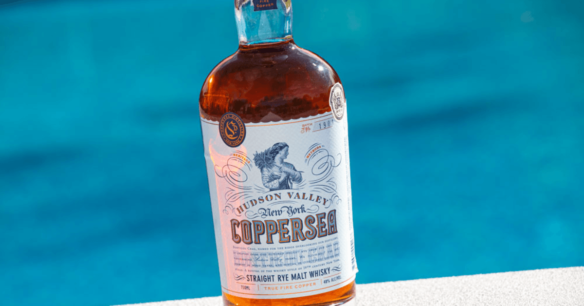 Bottle of Coppersea Bourbon