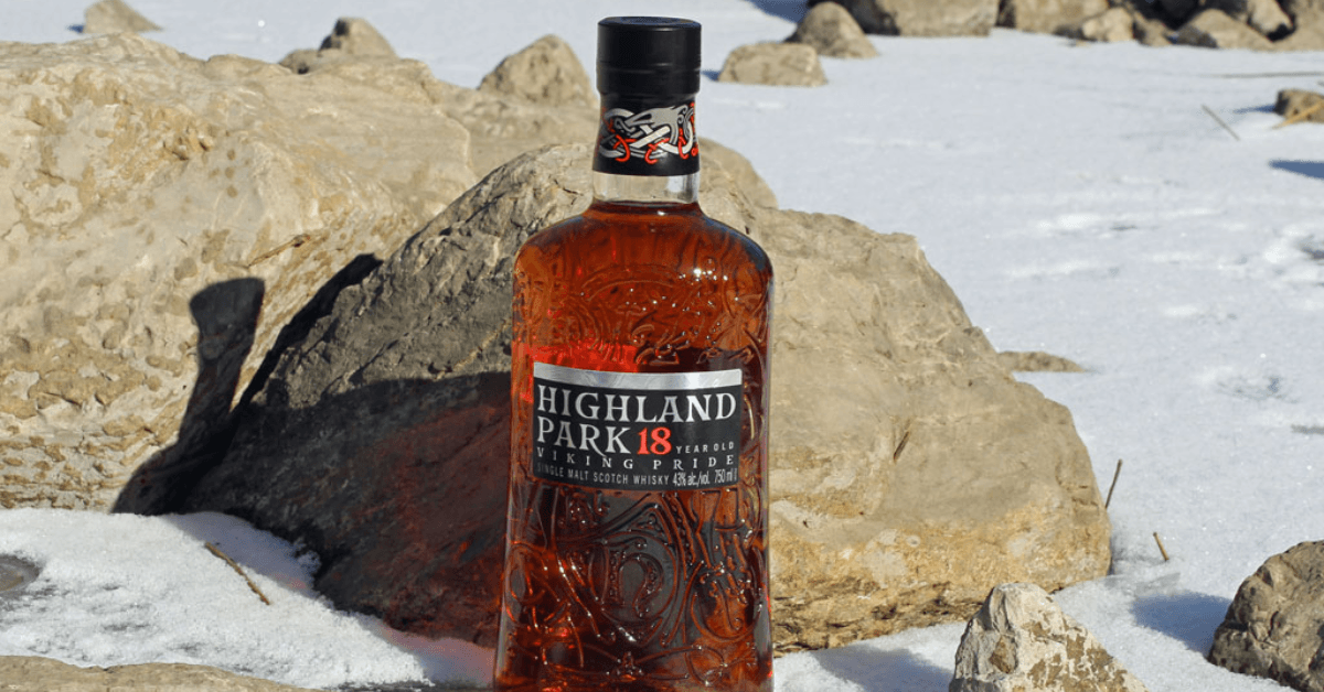 Bottle of Highland Park Whiskey