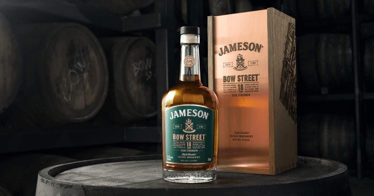 Bottle of Jameson whiskey