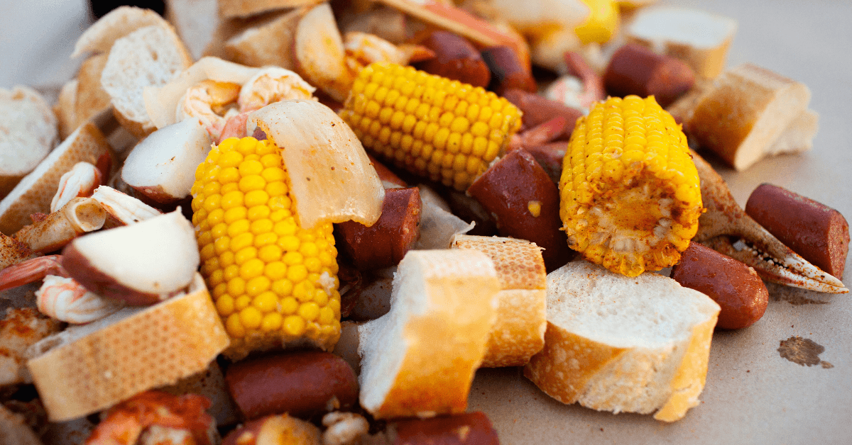 Traditional low country boil