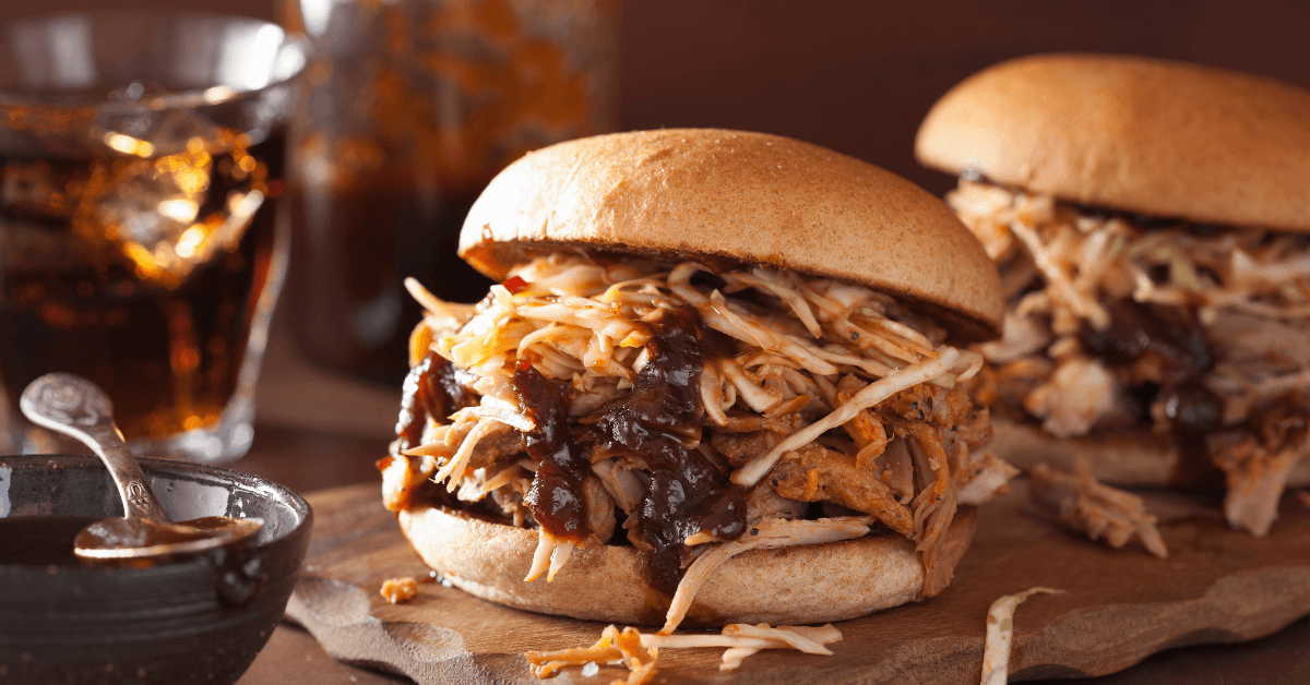 Pulled pork sandwich